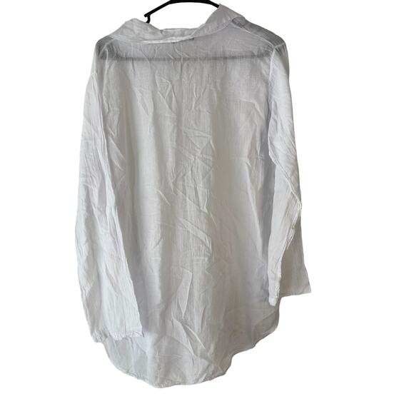 Bella Amore Made In Italy Women's One Size Sheer Cotton Light Weight Tunic Top - Picture 6 of 9
